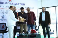 Megastar Distributes Health Cards Photos